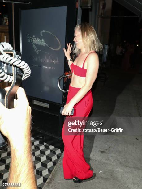 Laura Kildow is seen on July 12, 2018 in Los Angeles, California.