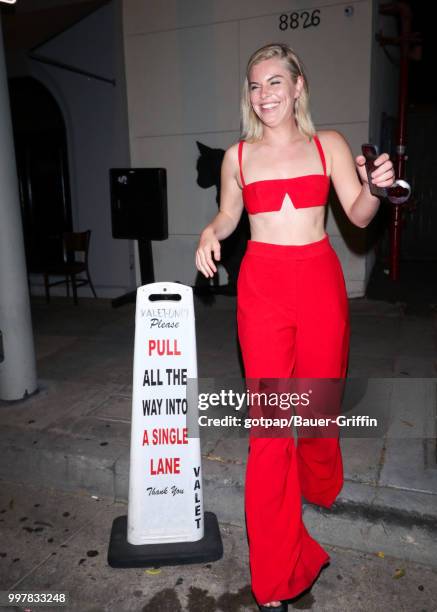 Laura Kildow is seen on July 12, 2018 in Los Angeles, California.
