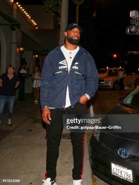 Marcedes Lewis are seen on July 12, 2018 in Los Angeles, California.