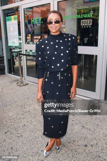 Kat Graham is seen on July 13, 2018 in New York City.