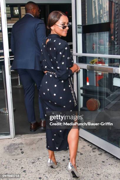 Kat Graham is seen on July 13, 2018 in New York City.