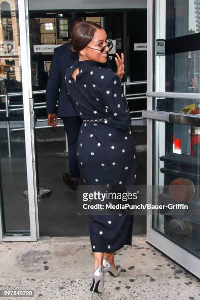 Kat Graham is seen on July 13, 2018 in New York City.