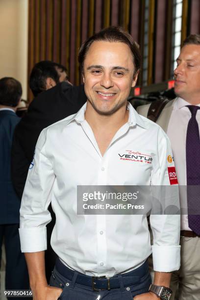 Formula 1 driver Felipe Massa attends special event for Forum on Sustainable Development organized by Monaco Permanent Mission.
