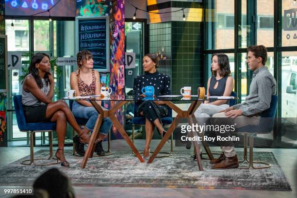 Actress Kat Graham visits Build Brunch with hosts Brittany Jones-Cooper, Shannon Coffey, Ali Kolbert and Lukas Thimm at Build Studio on July 13, 2018...