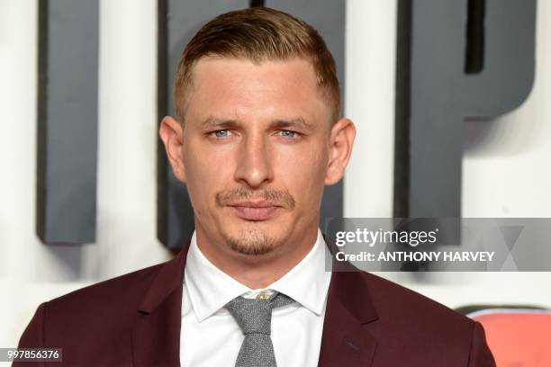 Actor Frederick Schmidt arrives for the UK premiere of the film Mission: Impossible - Fallout in London on July 13, 2018.