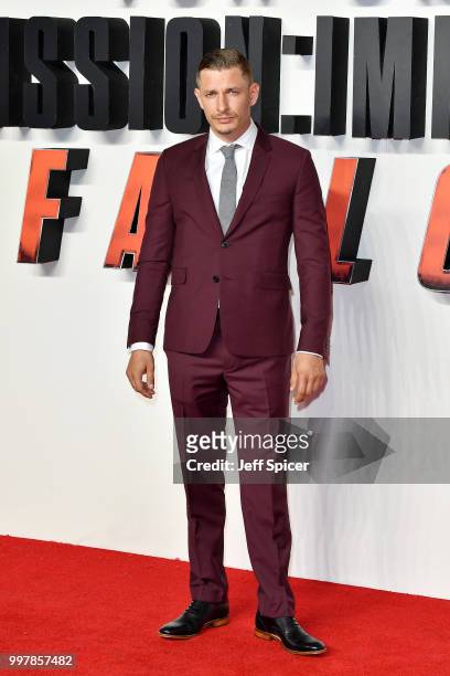 Frederick Schmidt attends the UK Premiere of "Mission: Impossible - Fallout" at BFI IMAX on July 13, 2018 in London, England.