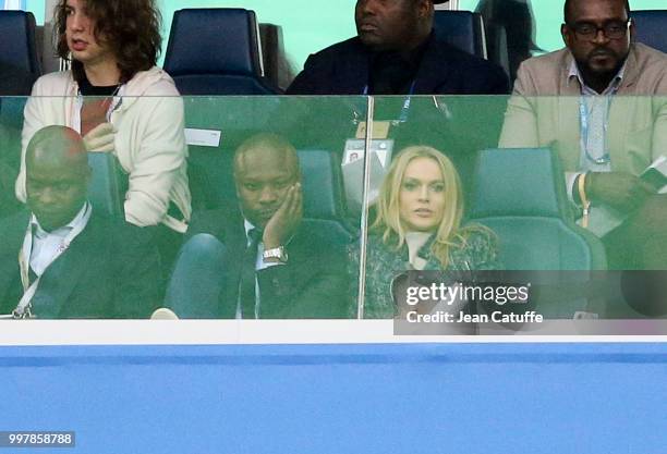 William Gallas attends the 2018 FIFA World Cup Russia Semi Final match between France and Belgium at Saint Petersburg Stadium on July 10, 2018 in...