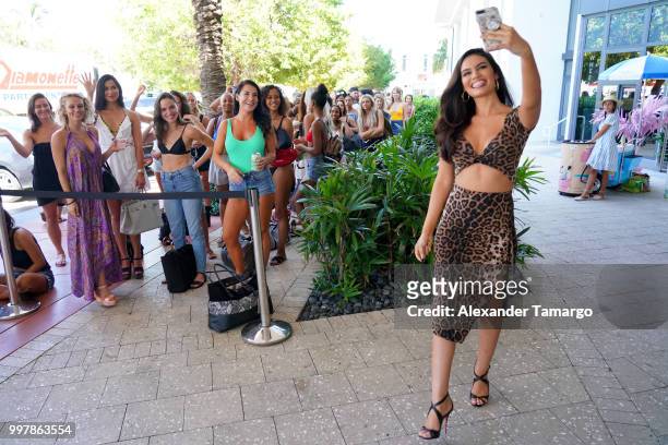 Anne De Paula attends the 2018 Sports Illustrated Swimsuit Casting Call at PARAISO during Miami Swim Week at The W Hotel South Beach on July 13, 2018...