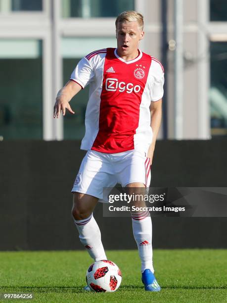 Donny van de Beek of Ajax during the Club Friendly match between Ajax v Anderlecht at the Olympisch Stadion on July 13, 2018 in Amsterdam Netherlands