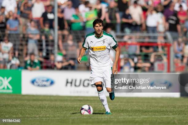 Tobias Strobl of Borussia Moenchengladbach during the preseason friendly match between VfB Luebeck and Borussia Moenchengladbach at Stadion Lohmuehle...