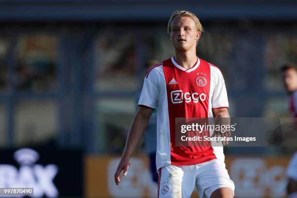 Kasper Dolberg of Ajax during the Club Friendly match between Ajax v Anderlecht at the Olympisch Stadion on July 13, 2018 in Amsterdam Netherlands