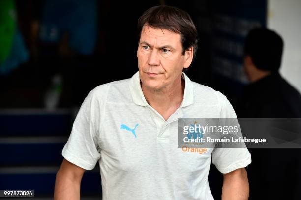 Rudi Garcia of Marseille during the Friendly match between Marseille and Saint Etienne on July 13, 2018 in Clermont-Ferrand, France.