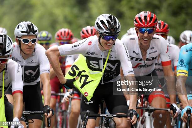 Christopher Froome of Great Britain and Team Sky / Feed Zone / during the 105th Tour de France 2018, Stage 7 a 231km stage from Fougeres to Chartres...