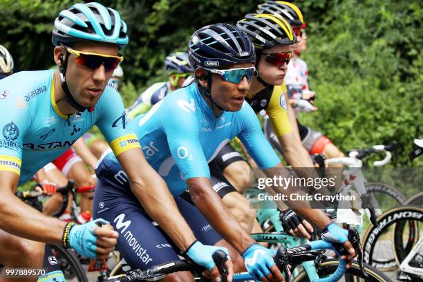 Nairo Quintana of Colombia and Movistar Team / during the 105th Tour de France 2018, Stage 7 a 231km stage from Fougeres to Chartres / TDF / on July...