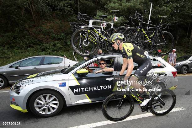 Mathew Hayman of Australia and Team Mitchelton-Scott / Car / during the 105th Tour de France 2018, Stage 7 a 231km stage from Fougeres to Chartres /...