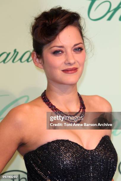 Actress Marion Cotillard attends the Chopard 150th Anniversary Party at the VIP Room, Palm Beach during the 63rd Annual International Cannes Film...