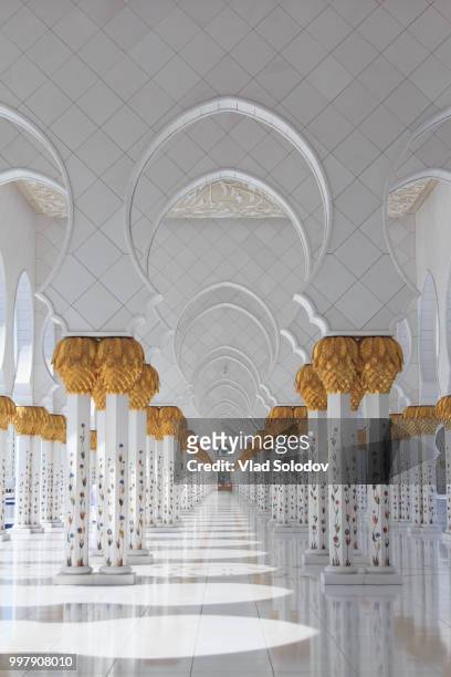 grand mosque - sheikh zayed mosque stock pictures, royalty-free photos & images