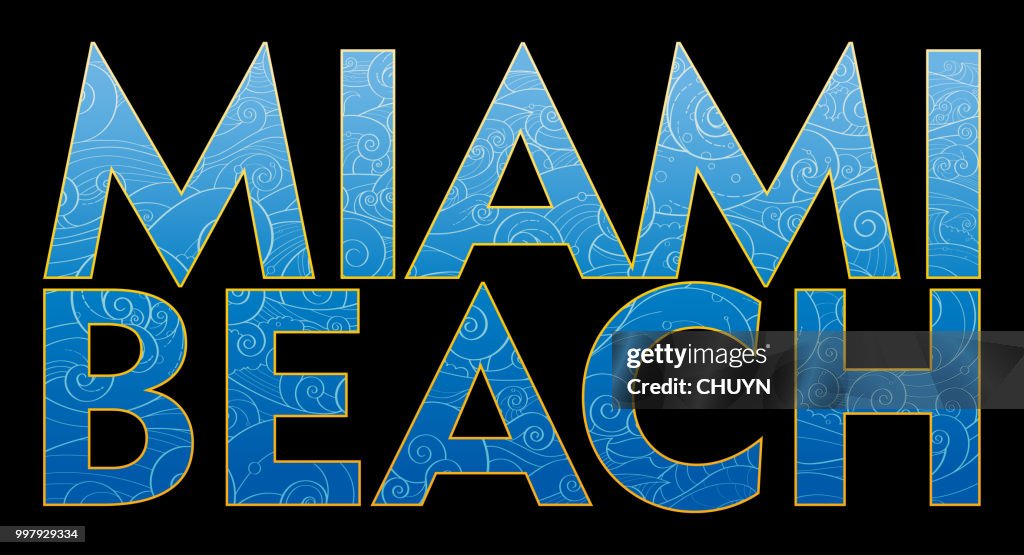 Miami Beach text