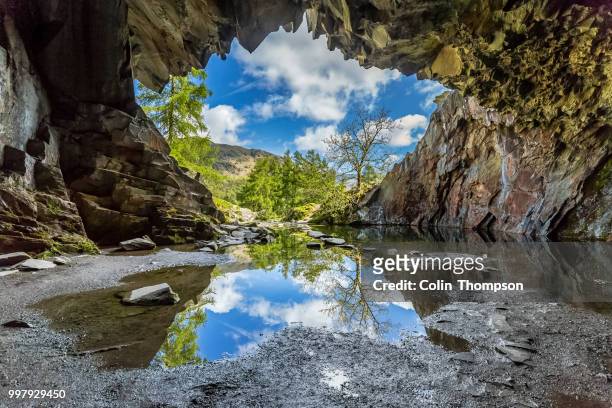 rydal cave - rydal stock pictures, royalty-free photos & images