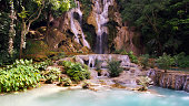 Kuang Si Waterfalls near Luang Prabang, Loas