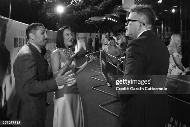 Producer Jake Meyers and director Christopher McQuarrie attend the "Mission: Impossible - Fallout" UK premiere on July 13, 2018 in London, England.