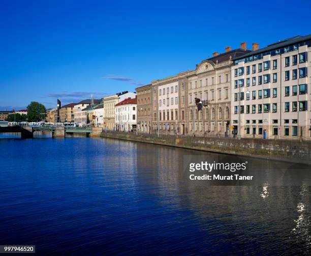 panoramic view of central gothenburg - västra götaland county stock pictures, royalty-free photos & images