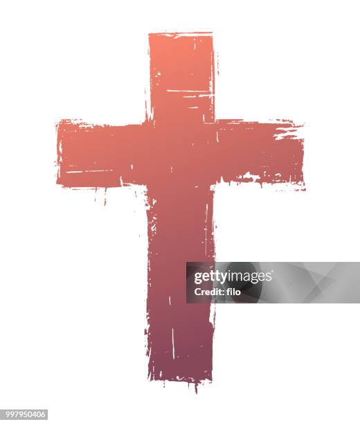 ilustraciones, imágenes clip art, dibujos animados e iconos de stock de símbolo de cruz - religious cross