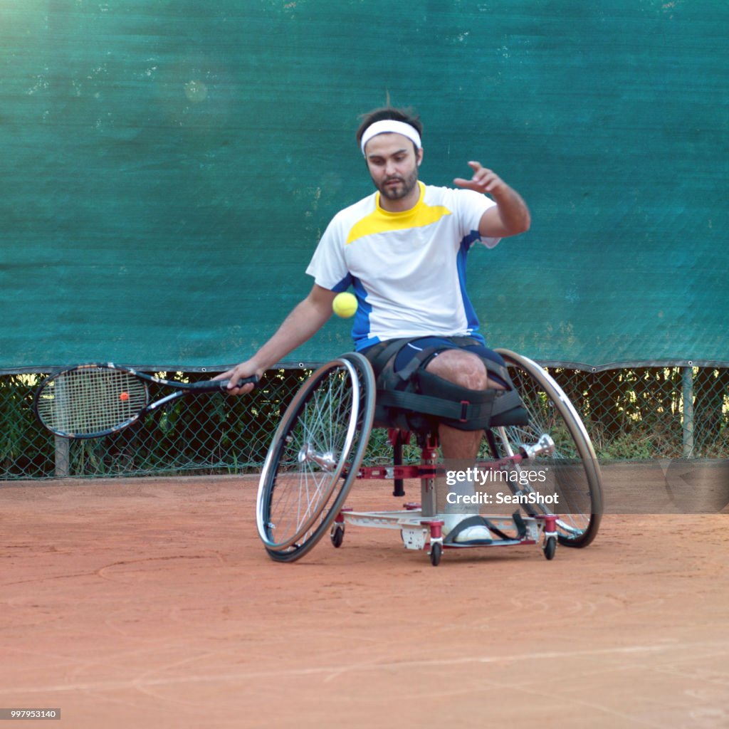 Handicap tennisser