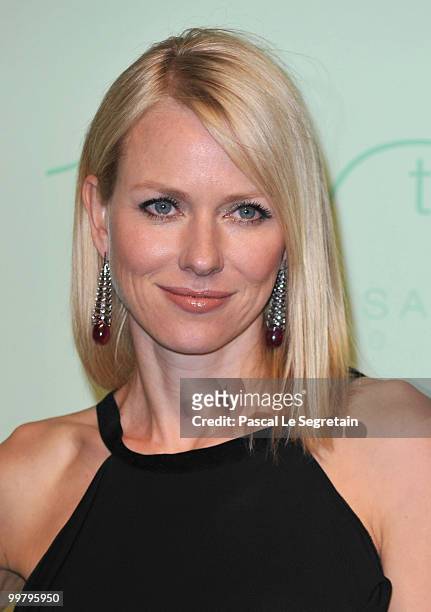 Actress Naomi Watts attends the Chopard 150th Anniversary Party at Palm Beach, Pointe Croisette during the 63rd Annual Cannes Film Festival on May...