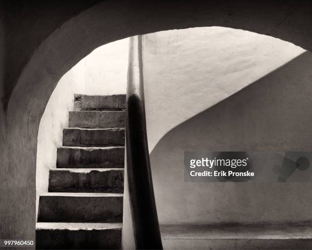 stairs, casa de ignacio allende - casa stock pictures, royalty-free photos & images