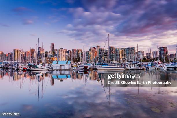 coal harbour, vancouver - coal harbour stock pictures, royalty-free photos & images