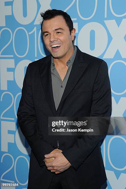 Writer Seth MacFarlane attends the 2010 FOX Upfront after party at Wollman Rink, Central Park on May 17, 2010 in New York City.