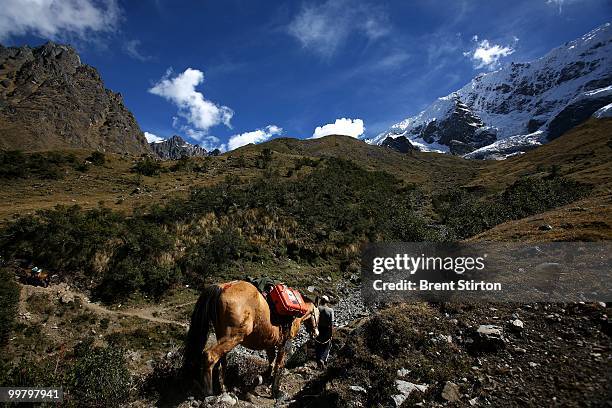 Images taken at Salkantay Lodge and Trek facility, located in the high plane of the Saraypampa area, Saraypampa, Peru, June 26, 2007. This unique and...