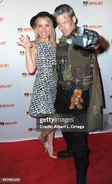 Actress Sadie Katz arrives for the INFOLIST.com's Annual Pre-Comic-Con Party held at OHM Nightclub on July 12, 2018 in Hollywood, California.