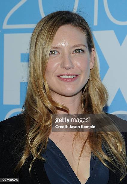 Actress Anna Torv attends the 2010 FOX Upfront after party at Wollman Rink, Central Park on May 17, 2010 in New York City.
