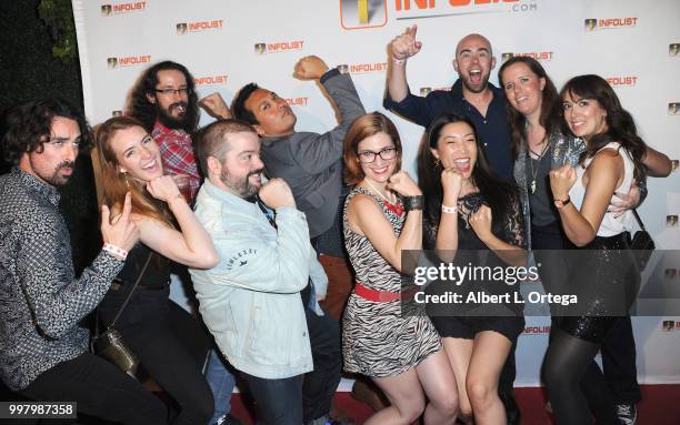 Guests at the INFOLIST.com's Annual Pre-Comic-Con Party held at OHM Nightclub on July 12, 2018 in Hollywood, California.