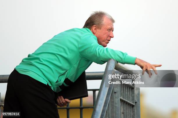 Steve McClaren manager of Queens Park Rangers during the Pre-Season Friendly between Staines Town and Queens Park Rangers at Wheatsheaf Park on July...