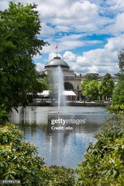 kurpark wiesbaden, duitsland - ollo stockfoto's en -beelden