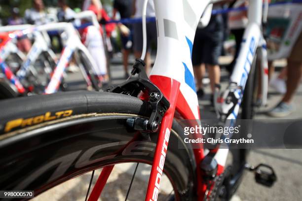 Arnaud Demare of France and Team Groupama FDJ / Lapierre Bike / Brake / Detail view / during the 105th Tour de France 2018, Stage 7 a 231km stage...
