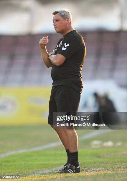 Dublin , Ireland - 13 July 2018; Bohemians manager Keith Long during the SSE Airtricity League Premier Division match between Bohemians and Sligo...