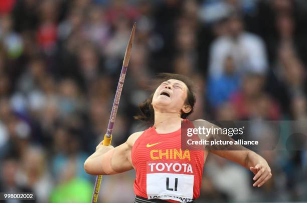 Li Lingwei (Javelin Thrower) Fotografías e imágenes de stock Getty Images
