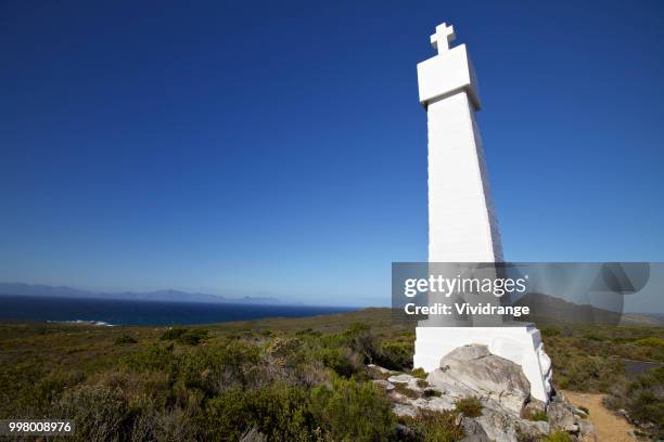 cross gama and dias honoured, cape point - cape point stock pictures, royalty-free photos & images