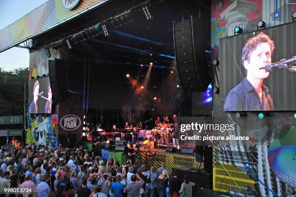 Man Doki Soulmates in performance at the Wings of Freedom concert at the Sziget Festival in Budapest, Hungary, 8 August 2017. The Sziget Festival,...