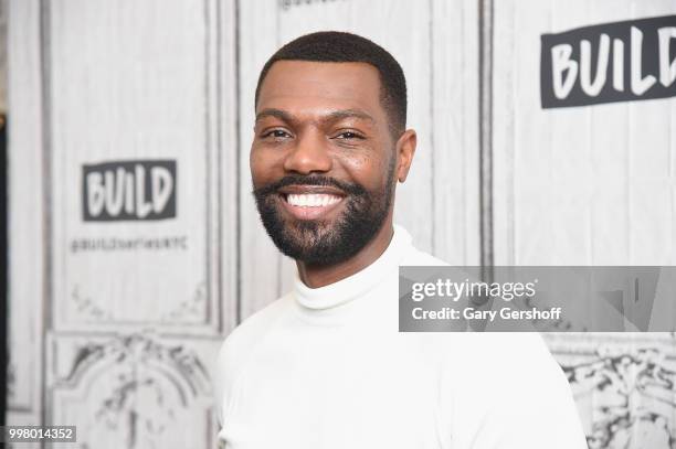 Actor Will Catlett visits Build Series to discuss the drama series 'Love Is__' at Build Studio on July 13, 2018 in New York City.