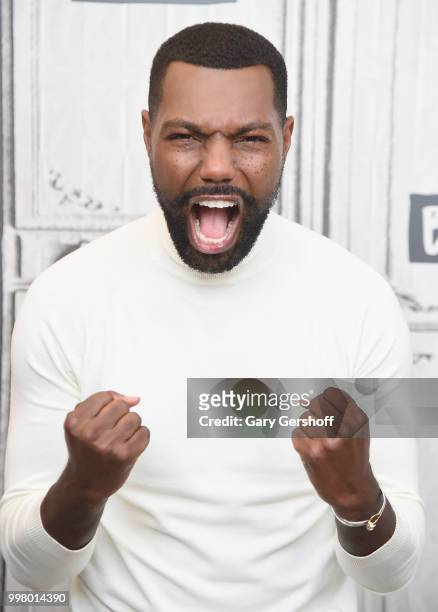 Actor Will Catlett visits Build Series to discuss the drama series 'Love Is__' at Build Studio on July 13, 2018 in New York City.