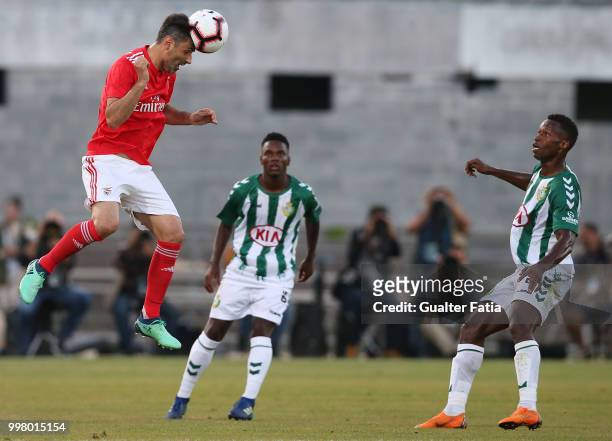 Benfica forward Jonas from Brazil in action during the Pre-Season Friendly match between SL Benfica and Vitoria Setubal at Estadio do Bonfim on July...
