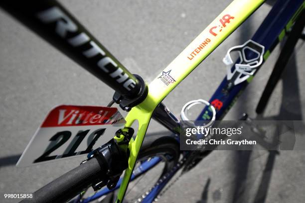 Guillaume Martin of France and Team Wanty Groupe Gobert / Cube Bike / Detail view / during the 105th Tour de France 2018, Stage 7 a 231km stage from...