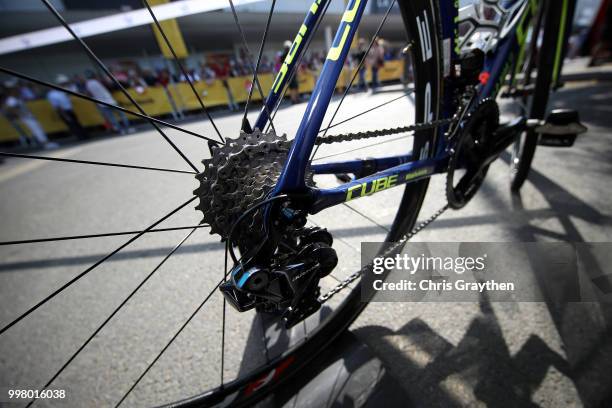 Guillaume Martin of France and Team Wanty Groupe Gobert / Cube Bike / Rear derailleur / Detail view / during the 105th Tour de France 2018, Stage 7 a...