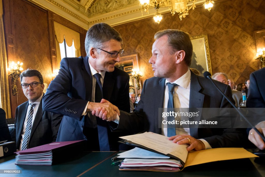 Special session internal affairs committee in Hamburg