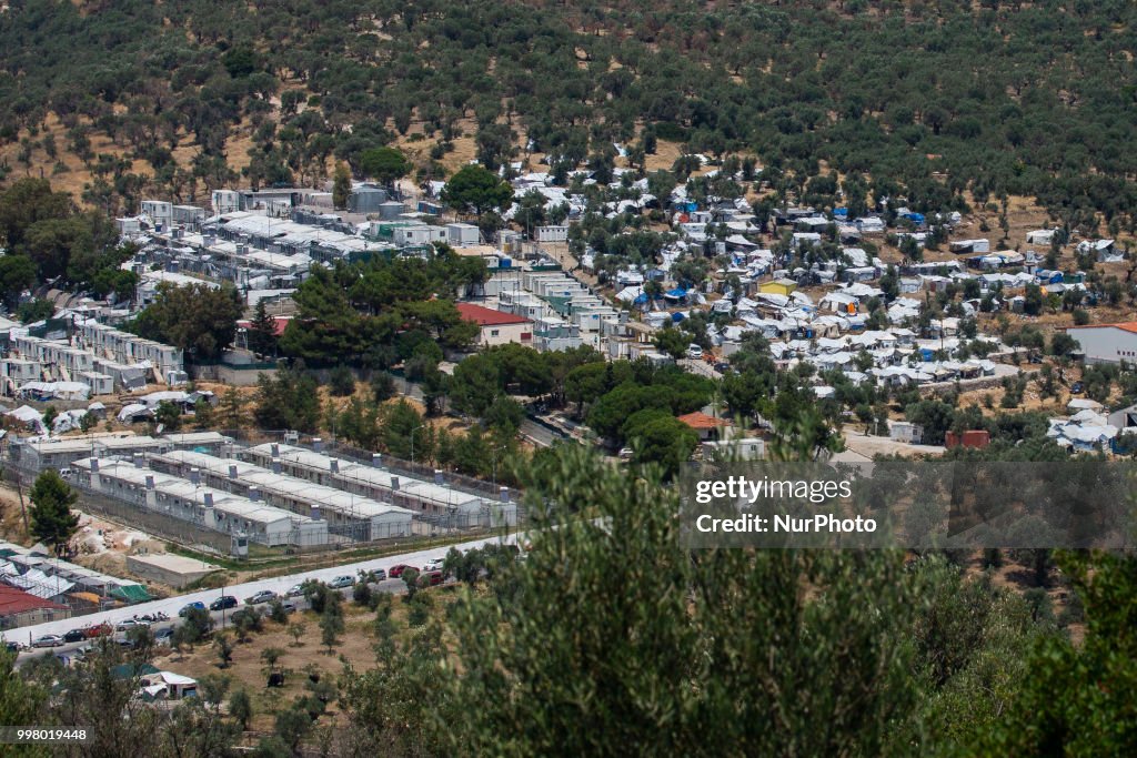 Moria hot spot - refugee camp, Lesvos island